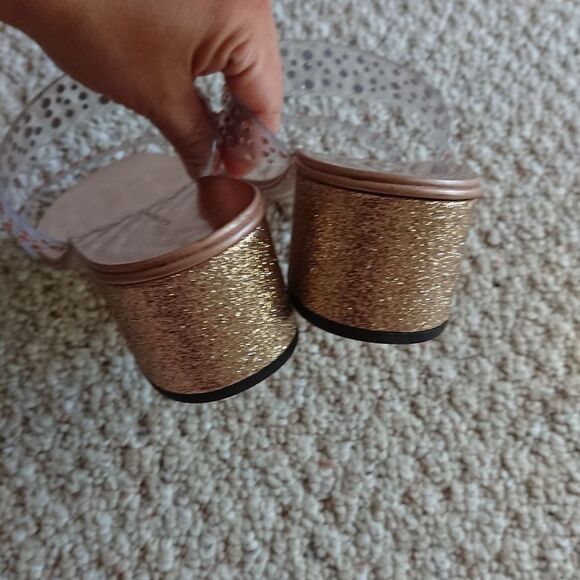 GIUSEPPE ZANOTTI Vinilie crystal-embellished PVC mules size 37 - Picture 9 of 10